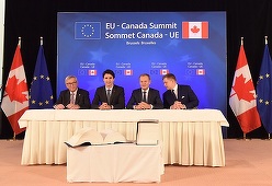 UE şi Canada au semnat acordul istoric de liber-schimb CETA