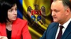 Igor Dodon şi Maia Sandu trec în turul doi al alegerilor prezidenţiale din Republica Moldova pe 13 noiembrie