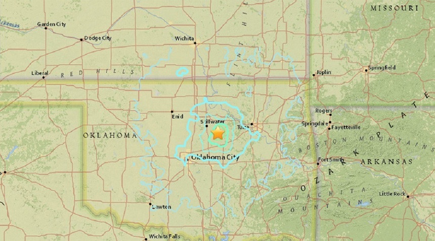 Cutremur cu magnitudinea 5 în centrul statului Oklahoma; autorităţile au anulat cursurile de luni