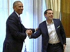 Obama s-a întâlnit cu preşedintele şi premierul elen şi a pledat pentru restructurarea datoriei Greciei