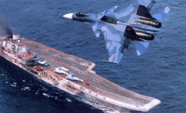 Şoigu anunţă primele bombardamente din istoria flotei ruse de la bordul portavionului Amiral Kuzneţov în Siria