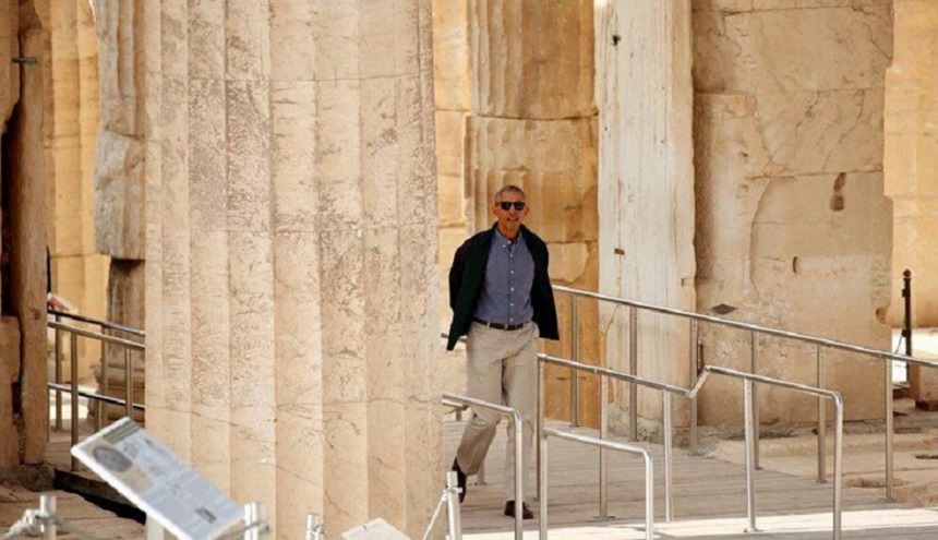 Obama se declară încrezător, la Acropole, că SUA îşi vor respecta angajamentele asumate în NATO şi laudă Grecia că a primit refugiaţi