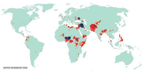 Numărul victimelor terorismului în ţările OCDE a crescut de şase ori în 2015, relevă Indicele Global al Terorismului