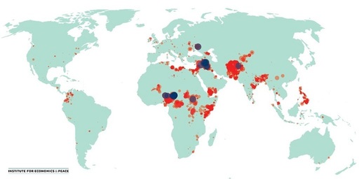 Numărul victimelor terorismului în ţările OCDE a crescut de şase ori în 2015, relevă Indicele Global al Terorismului