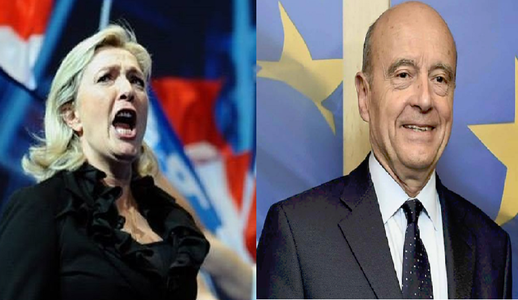 Juppe şi Le Pen, favoriţi în cursa pentru preşedinţia Franţei, potrivit unei case de pariuri