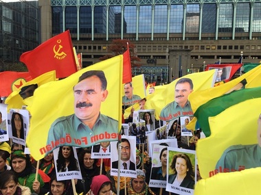 Violenţe la o manifestaţie anti-Erdogan la Bruxelles, după ce mii de protestatari kurzi au fost atacaţi