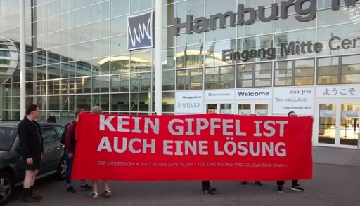 Incendii provocate la intrarea în centrul expoziţional din Hamburg care a găzduit summitul G20 şi urmează să găzduiască o reuniune OSCE