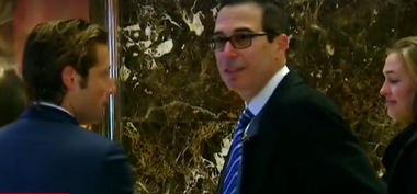 Un fost director al Goldman Sachs, Steven Mnuchin, a anunţat că a fost nominalizat pentru a conduce Departamentul Trezoreriei din SUA