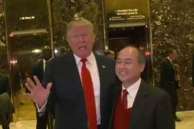 Un miliardar japonez a anunţat că va investi 50 de miliarde de dolari în startup-uri din SUA şi va crea 50.000 de locuri de muncă, după o întâlnire cu Trump