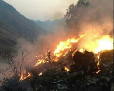 Pilotul avionului prăbuşit în Pakistan a lansat un apel de urgenţă cu puţin înainte de accident