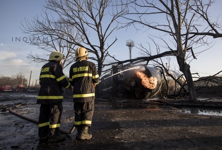 Echipele de urgenţă au început operaţiunea de a goli vagoanele trenului cu propan care a deraiat în Bulgaria