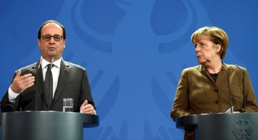 Hollande şi Merkel se pronunţă în favoarea unei prelungiri a sancţiunilor impuse Moscovei în criza din Ucraina