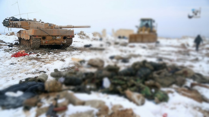 Forţe rebele siriene susţinute de Ankara au ucis 68 de jihadişti din Statul Islamic la al-Bab, anunţă armata turcă