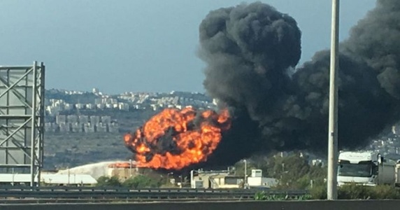 Incendiu la rafinăria din oraşul israelian Haifa
