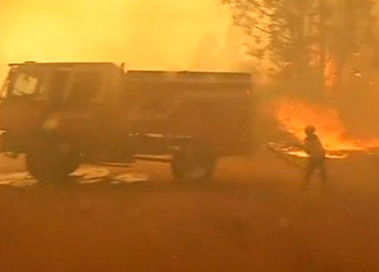 Cel puţin 100 de locuinţe din oraşul Valaparaiso, din Chile, au fost distruse de un incendiu de proporţii