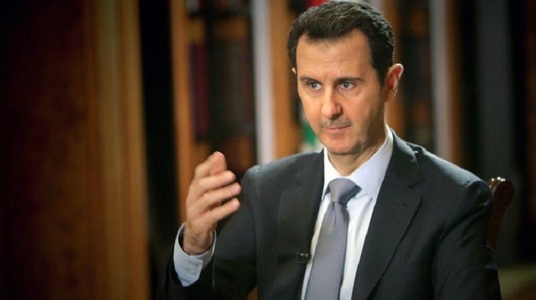 Bashar al-Assad vrea să elibereze ”fiecare centimetru pătrat din teritoriul” Siriei de ”terorişti”