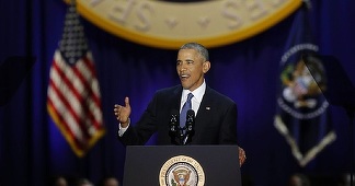 Obama a lansat un nou apel la unitate în ultimul său discurs ca preşedinte, marcat de optimism, dar şi de avertismente. FOTO, VIDEO