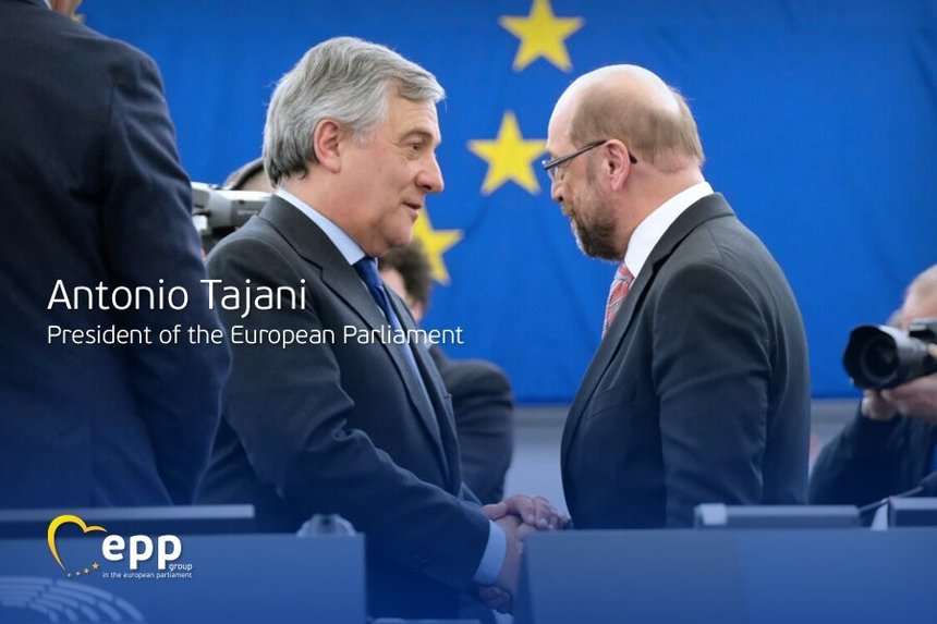 Italianul Antonio Tajani, candidatul dreptei, este noul preşedinte al Parlamentului European
