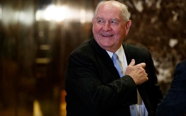 Trump urmează să-şi  finalizeze Cabinetul prin nominalizarea fostului guvernator din Georgia Sonny Perdue la Agricultură