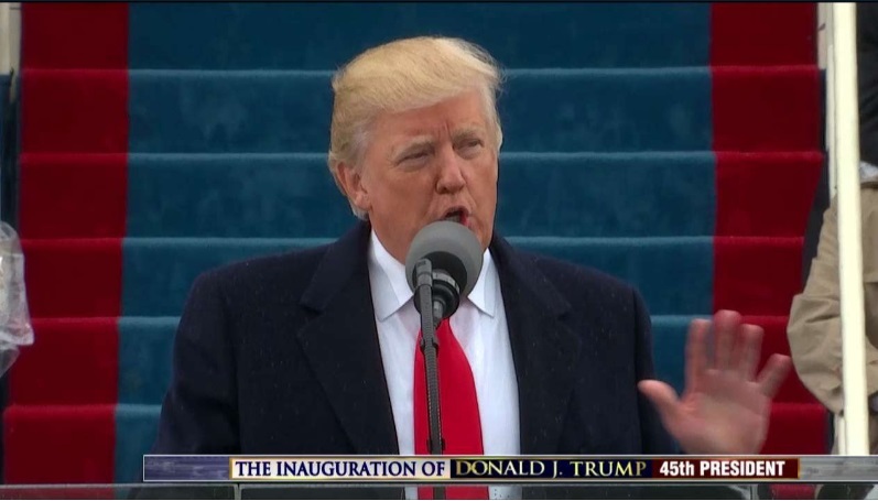 Preşedintele Donald Trump şi-a început discursul de învestire adresându-se ”oamenilor din întreaga lume”