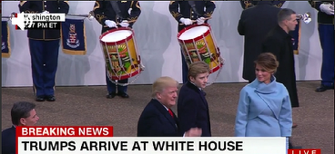 Trump soseşte la Casa Albă