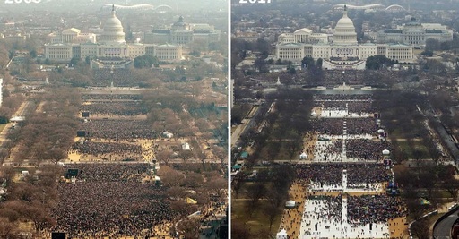 Trump interzice accesul la Twitter al Serviciului Naţional pentru Parcuri, după ce a publicat poze comparative cu mulţimea de la învestirea sa şi de la cea a lui Obama