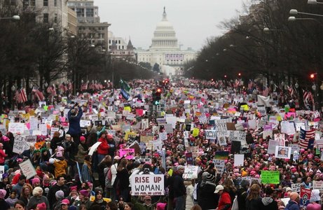 Un milion de oameni au manifestat la Washington pentru drepturi civile şi împotriva lui Trump, în cel mai mare marş din istoria capitalei americane
