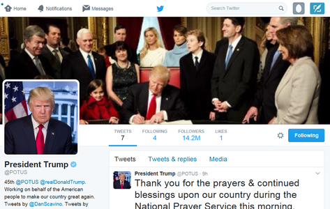Sute de mii de utilizatori de Twitter, trecuţi automat ca followeri ai lui Donald Trump, în urma unei erori tehnice