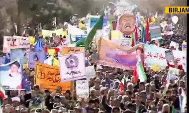 Sute de mii de iranieni au protestat faţă de Trump şi au scandat "Moarte Americii"