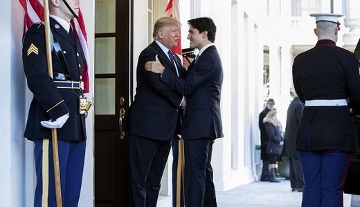 Preşedintele Trump l-a primit pentru discuţii la Casa Albă pe carismaticul premier Justin Trudeau