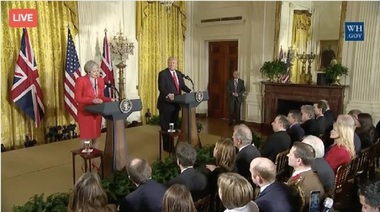 Casa Albă: Trump va discuta telefonic cu premierul May, după ce Londra nu a atins obiectivul de 2% din PIB pentru Apărare