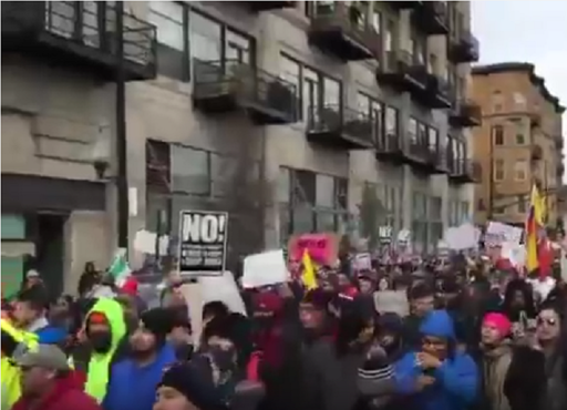 Numeroşi imigranţi din SUA nu au mers la şcoală sau serviciu, pentru a protesta faţă de politicile lui Trump. VIDEO