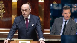 Premierul Cazeneuve îl cataloghează drept ”iresposansabil” pe Fillon, care a criticat ”cvasi-războiul civil” din Franţa