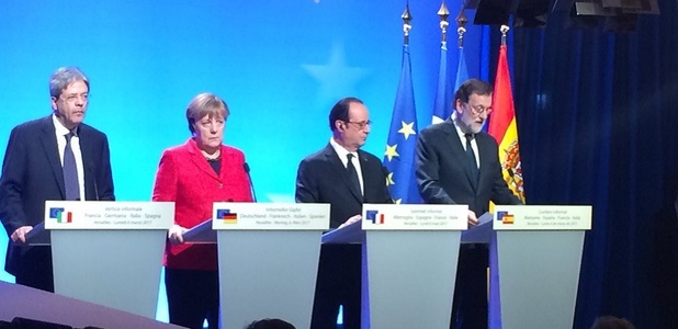 Europa cu mai multe viteze prinde contur la mini-summitul de la Versailles