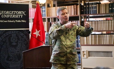 Un aliat apropiat al SUA a doborât o dronă comercială cu o rachetă de tip Patriot, dezvăluie un general american