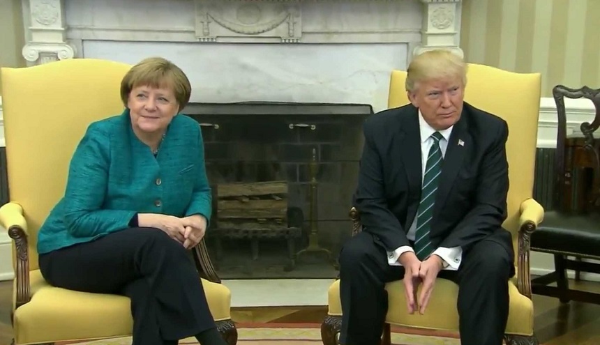 Merkel şi Trump poartă discuţii-cheie la Casa Albă