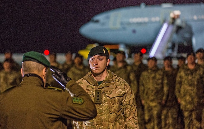 Primele trupe britanice sosesc în Estonia, cu scopul de a descuraja ”agresiunea rusă”
