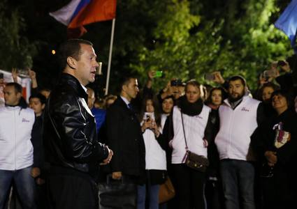 Medvedev le-a transmis condoleanţe victimelor exploziei de la Sankt Petersburg