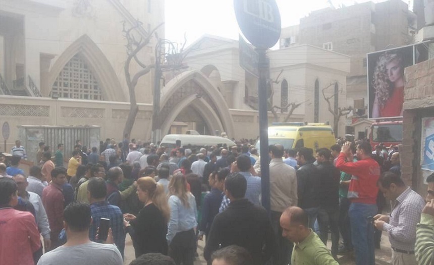 Cel puţin 15 morţi şi 40 de răniţi de Florii, într-o explozie lângă o biserică de la nord de Cairo. VIDEO, UPDATE