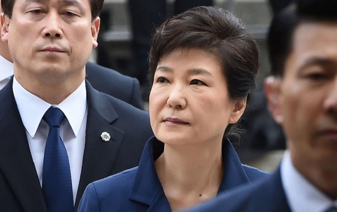 Fosta preşedintă sud-coreeană Park Geun-hye, inculpată pentru corupţie