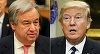 Secretarul General al Naţiunilor Unite a participat la prima întâlnire cu preşedintele Trump