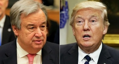 Secretarul General al Naţiunilor Unite a participat la prima întâlnire cu preşedintele Trump