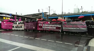 Doi poliţişti au fost răniţi în timpul protestelor faţă de politicile populiste ale AfD din Koln