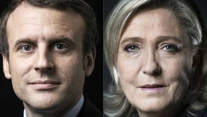 Emmanuel Macron şi Marine Le Pen ar urma să ajungă în al doilea tur potrivit unui sondaj realizat la urne de RTBF