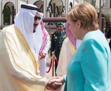 Angela Merkel a refuzat purtarea vălului islamic în timpul întâlnirii cu regele Salman al Arabiei Saudite