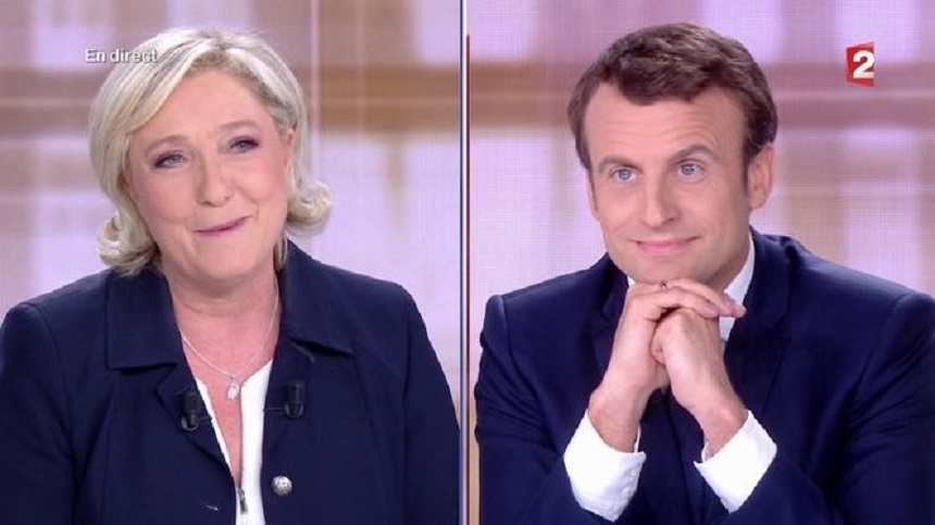 Aproape 16,5 milioane de telespectatori au urmărit dezbaterea Macron-Le Pen, care a generat 3,1 milioane de tweet-uri