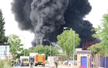 Spania: 15 persoane rănite în urma unui incendiu la o fabrică de produse chimice din Arganda del Rey