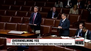Camera Reprezentanţilor adoptă un proiect vizând să impună noi sancţiuni maritime Coreea de Nord şi cere administraţiei Trump să examineze reintroducerea ţara pe lista ”statelor care susţin terorismul”