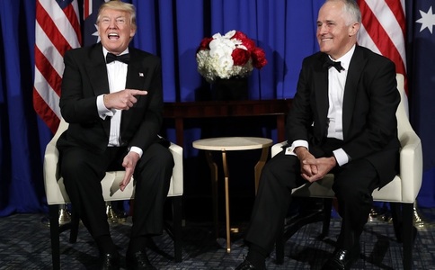 Trump se reconciliază cu australianul Turnbull la New York, unde revine prima oară de când a fost învestit