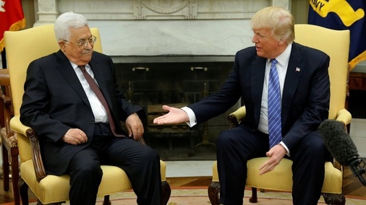 Abbas, pregătit să se întâlnească cu Netanyahu sub patronajul lui Trump